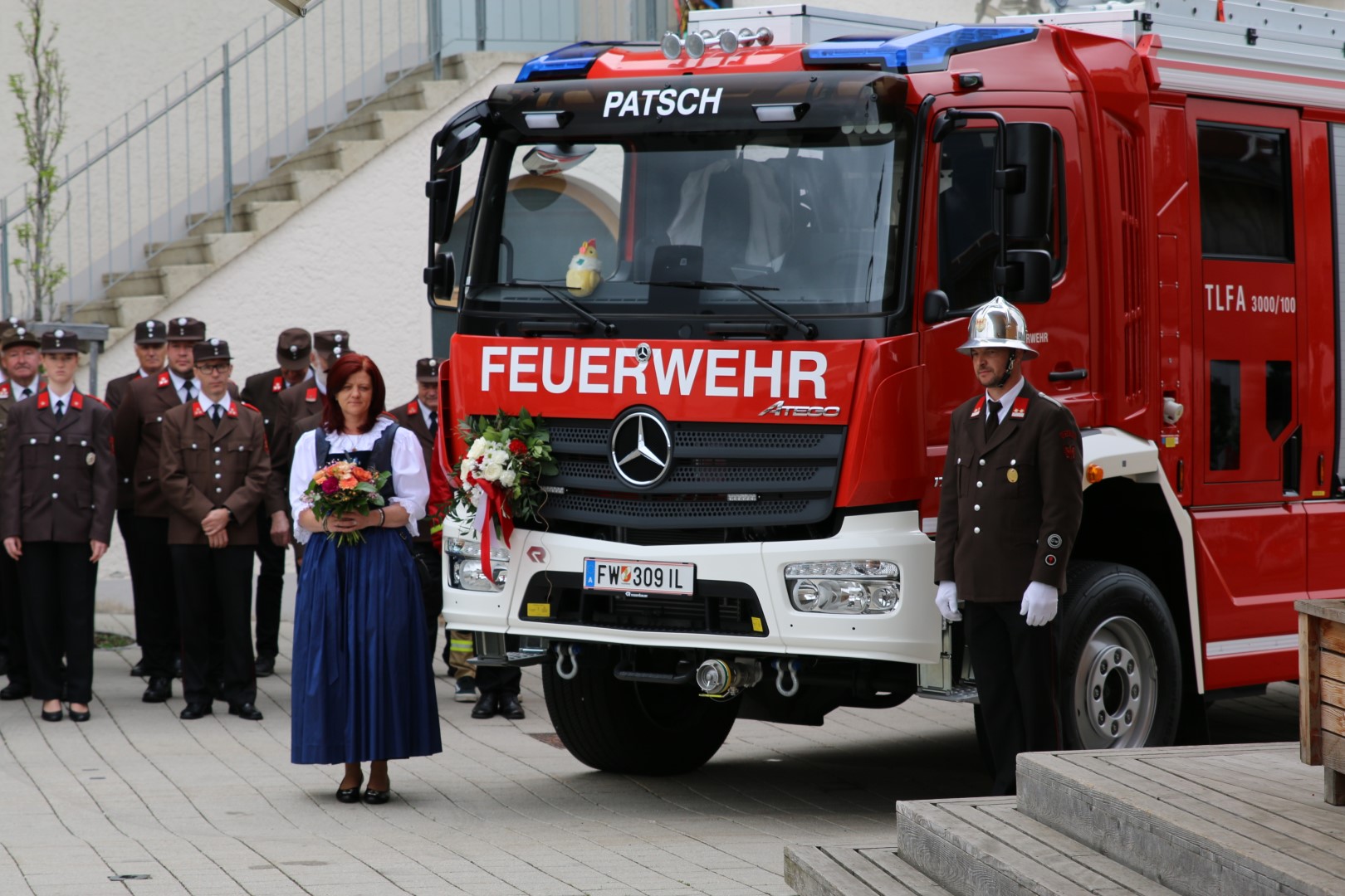 Segnung des neuen Einsatzfahrzeuges TLF-A 3000/100